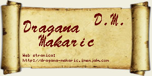 Dragana Makarić vizit kartica